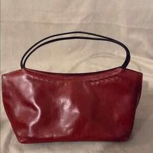 Charming Red Leather Bag